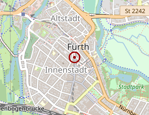 Karte: Sohn, Richard, Dr. u. Menges, Hans-Jürgen, Dr. Arztpraxis f. Allgemeinmed. u. Psychotherapie Arztpraxis für Allgemeinmedizin