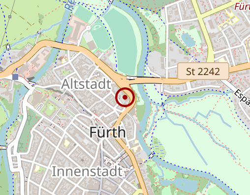 Karte: BRK Sozialstation Fürth