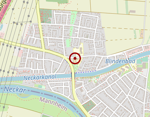 Karte: Johanniter-Pflegezentrum Seniorenstift Heinrich Vetter