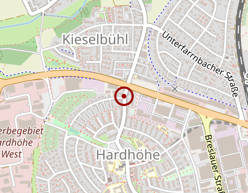 Karte: Massagepraxis Hardhöhe Bergmann Joachim