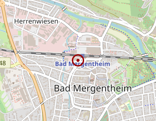 Karte: Hospizdienst für Bad Mergentheim