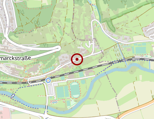 Karte: Psychotherapeutisches Zentrum Kitzberg-Klinik