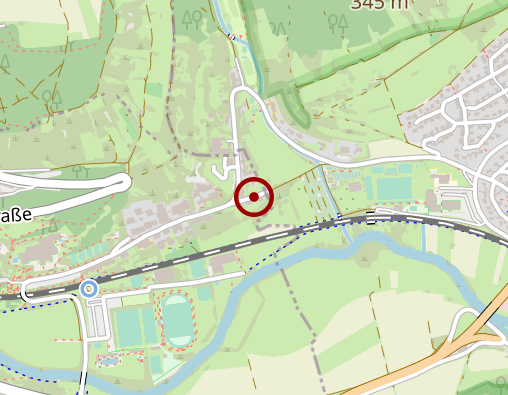 Karte: Psychotherapeutisches Zentrum Kitzberg-Klinik GmbH &amp; Co.KG