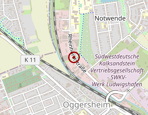 Karte: Pflegedienst der Lebenshilfe Ludwigshafen am Rhein e.V.