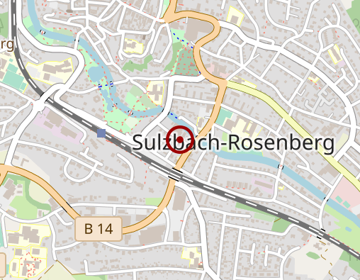 Karte: Ökumenische Tagespflege Sulzbach-Rosenberg