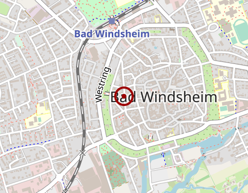 Karte: Tagespflege der Hospitalstiftung Bad Windsheim