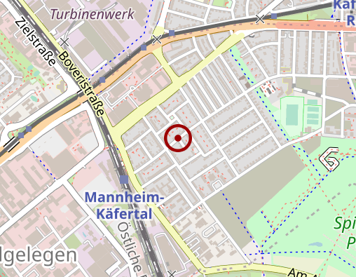 Karte: Caritasverband Mannheim e.V. Joseph-Bauer-Haus Dauerhafte KZP