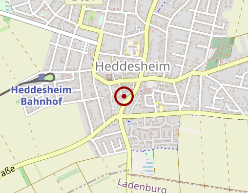 Karte: Betreuungsgruppe Heddesheim