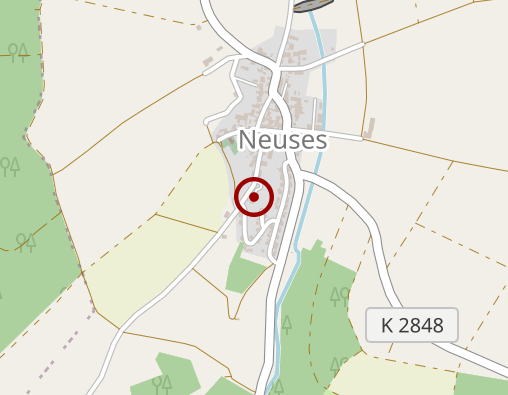 Karte: Betreuungsgruppe "Rose", Neuses