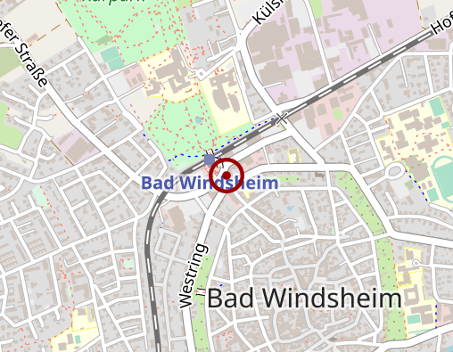 Karte: Tagespflege Bad Windsheim