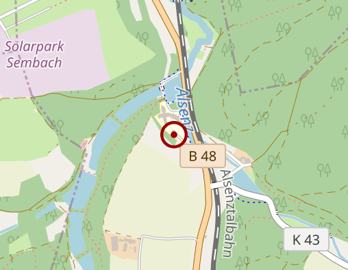 Karte: Prot. Altenhilfe Westpfalz gem. Betriebsges. mbH Alten- und Pflegeheim