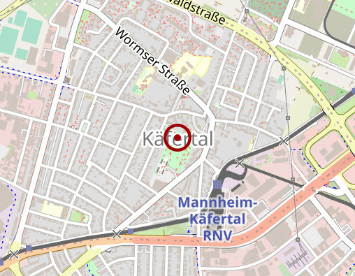 Karte: Institut für Praktische Psychologie Mannheim