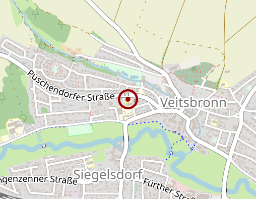 Karte: Rotkreuz-Villa Veitsbronn Kindergarten und Hort