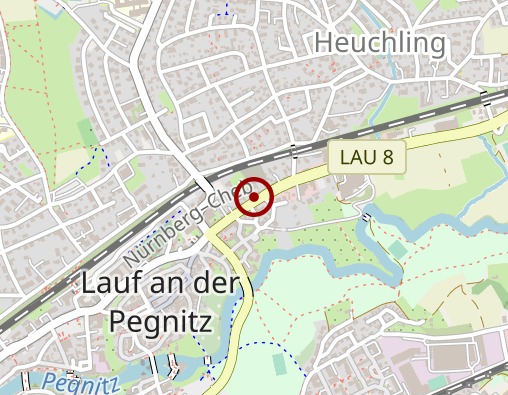 Karte: Birkmann Fritz, Laufer Bestattungs- und Überführungsinstitut