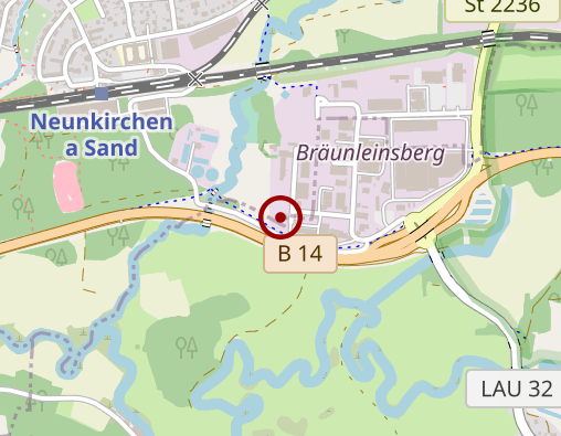 Karte: Be-Do Pflegedienst GmbH Niederlassung Neunkirchen am Sand