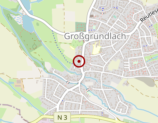 Karte: Praxis f. Ernährung u. Entspannung Sabine Dengler Dipl.oec.troph.