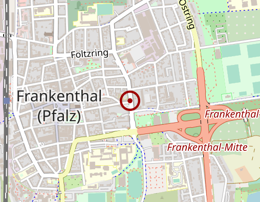 Karte: CBS Caritas Betriebsträger- gesellschaft mbH Speyer Heilig-Geist Altenzentrum