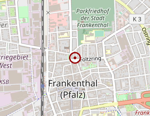 Karte: Ambulanter Pflegedienst Zinger