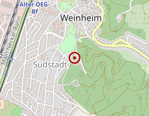 Karte: Ev. Nachbarschaftshilfe Weinheim