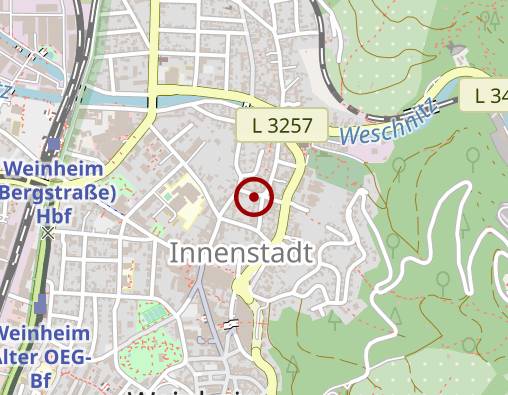 Karte: Hannelore Bergmann Amb. Pflegedienst am Rodenstein-Brunnen GmbH