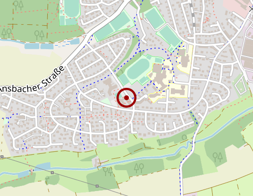 Karte: Diakoniestation Erlangen - Pflegebereich Herzogenaurach