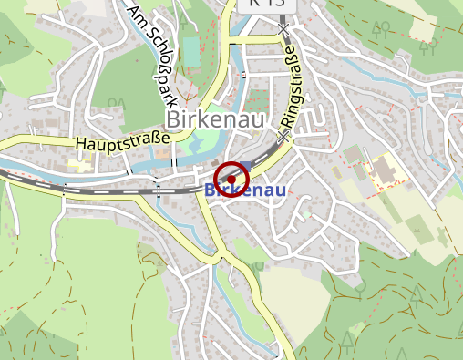 Karte: Diakoniestation Birkenau-Reisen GmbH