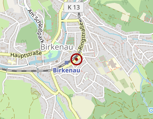 Karte: Demenzcafé "Vergissmeinnicht", Diakoniestation Birkenau