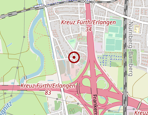 Karte: Bestattungs-Institut Baumüller