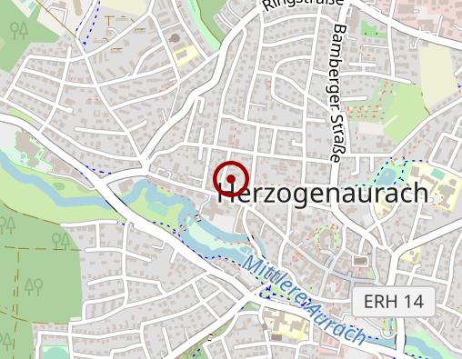 Karte: Bayerisches Rotes Kreuz Bereitschaft Herzogenaurach