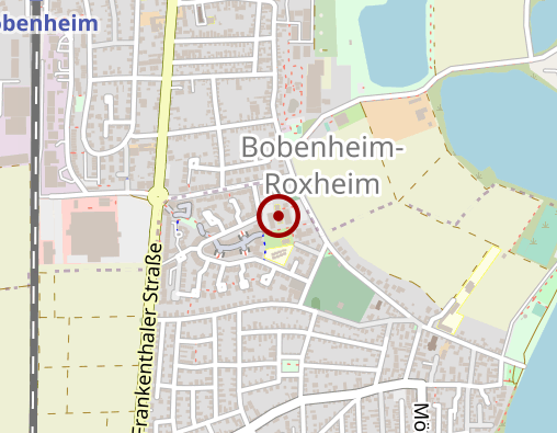 Karte: CBS Caritas Betriebsträger- gesellschaft mbH Speyer CAZ St. Magdalena Altenzentrum