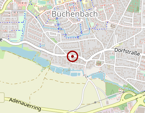 Karte: Ergotherapie Anita Wünsch u. Johannes Gold