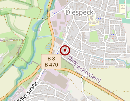 Karte: Tagespflege Diespeck