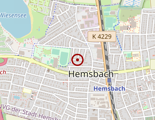 Karte: Evangelische Sozialstation Nördliche Bergstraße gGmbH