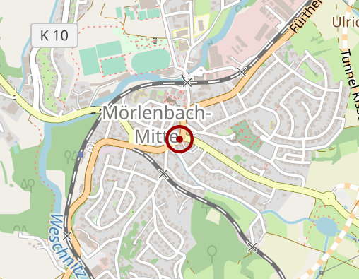 Karte: Gruppenbetreuung für an Demenz erkrankte Menschen, Caritas-Sozialstation Mörlenbach-Weschnitztal