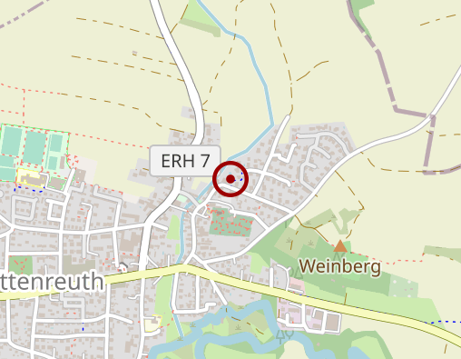 Karte: Diakoniestation Erlangen - Pflegebereich Uttenreuth