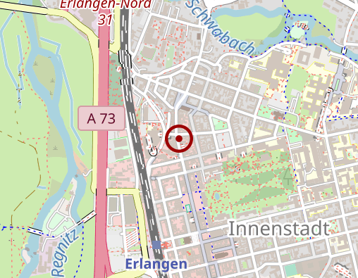 Karte: Sanitätshäuser Heinrich Reus u. Pfeuffer & Co. GmbH Sanitätsfachgeschäft