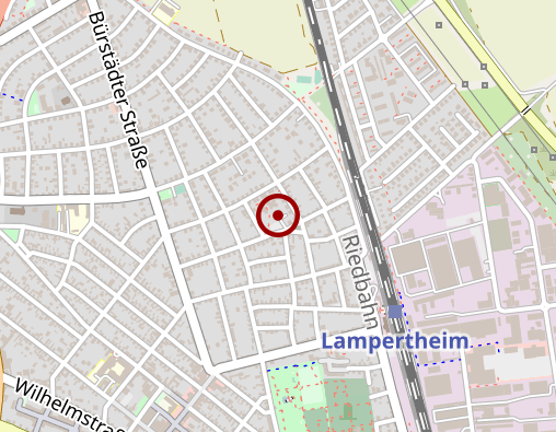 Karte: Beratungsstelle für Eltern, Kinder u. Jugendliche des Kreises Bergstraße