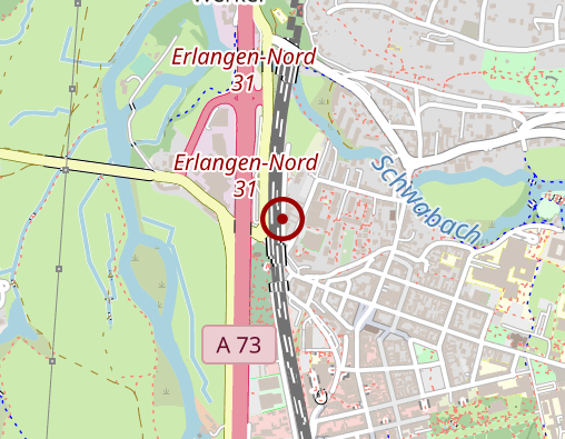 Karte: Bestattungen Bernhardt e.K. Inh. Melanie Klein