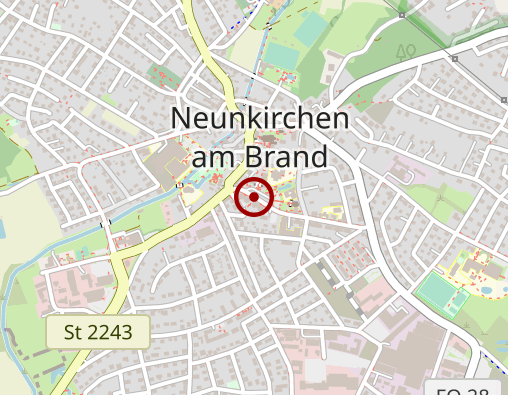 Karte: Caritas Tagespflege Rosengarten