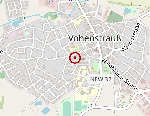 Karte: Kliniken Nordoberpfalz AG - Krankenhaus Vohenstrauß