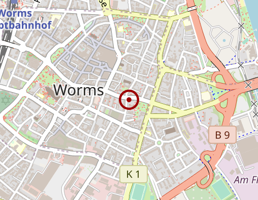 Karte: Nibelungen Taxi- und Mietwagen GmbH