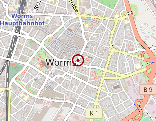 Karte: Agaplesion Sophienstift Wohnen & Pflegen