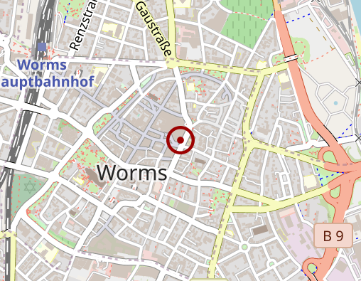 Karte: Apotheke Klose in der Kaiserpassage