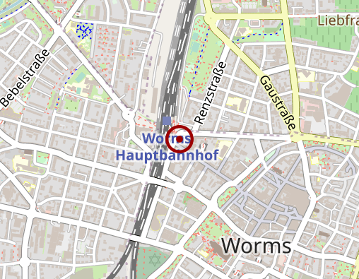 Karte: Logopädie am Bahnhof