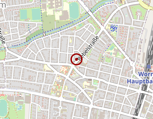 Karte: DocMorris Apotheke Worms/Westend