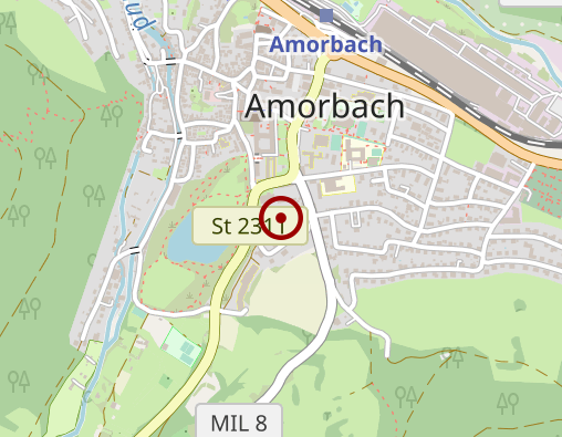 Karte: Senioren- und Pflegeheim Amorbach der Hospitalstiftung Stadtprozelten