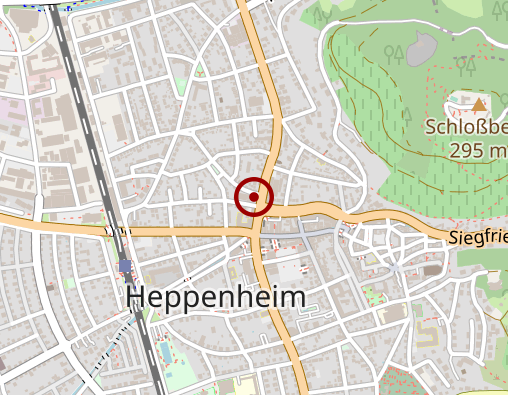 Karte: Caritasverband Darmstadt e.V. Sozialstation