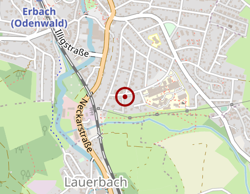 Karte: Pferdepraxis Odenwald