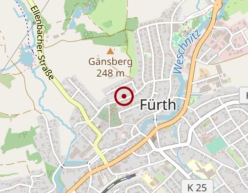 Karte: Mobile Massage Fürth Odenwald