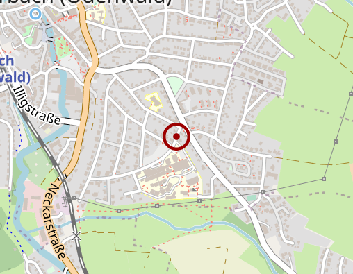 Karte: Gesundheitszentrum Odenwaldkreis GmbH